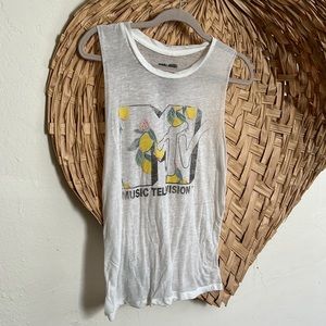 MTV Lemon Sleeveless Tank Top 🍋